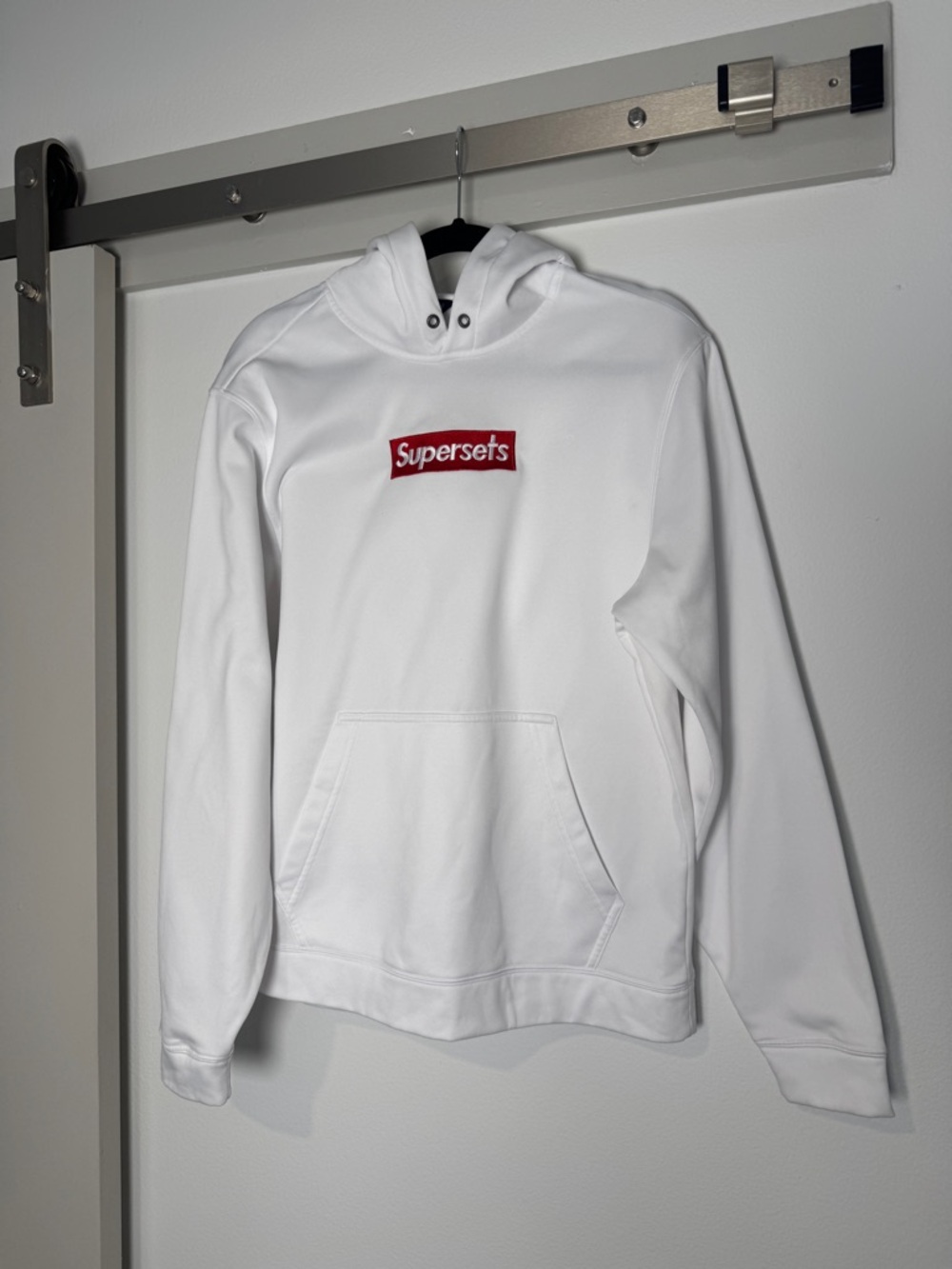 Blackstone Labs Supersets White and Red Hoodie Size Small